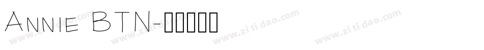 Annie BTN字体转换